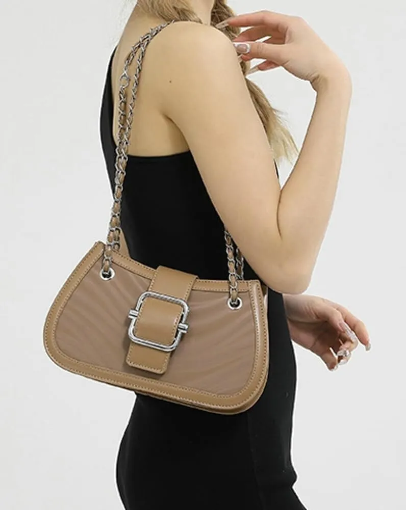 Leather Trendy Shoulder & Crossbody Hobo Tote Handbag for Women Top Handle Satchel Purse