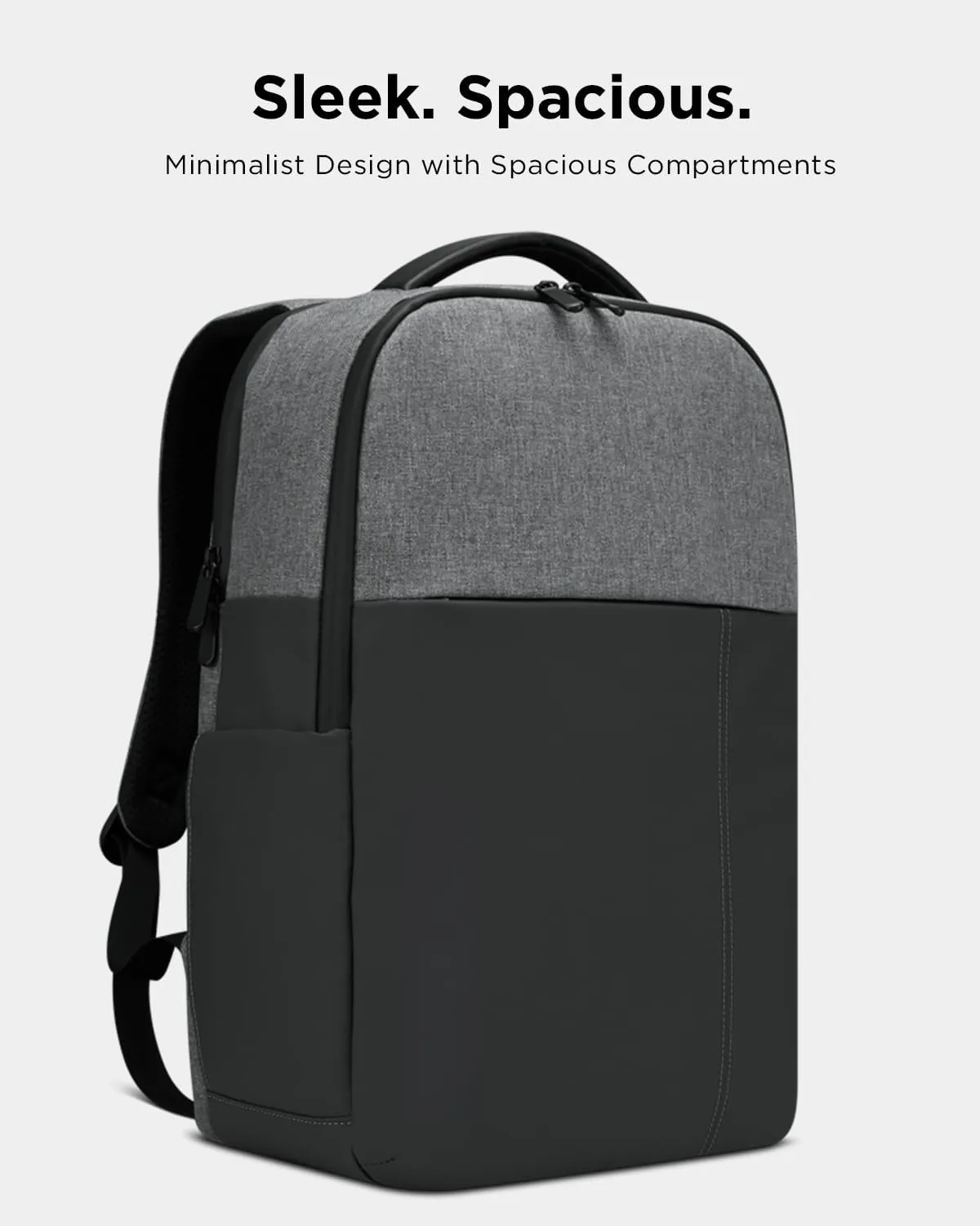 Lenovo 15.6-inch Laptop Backpack (B200) - 16L Capacity Padded Tablet & Computer Bag with 6 Pockets – Slim Everyday Water- Resistant Backpack, Grey