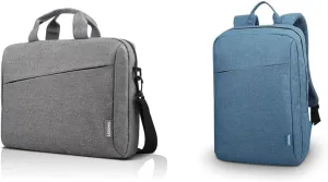 Lenovo - Laptop Shoulder Bag T210 for Laptop or Tablet, Sleek Design & Casual Laptop Backpack B210-15.6 inch - Padded Laptop/Tablet Compartment