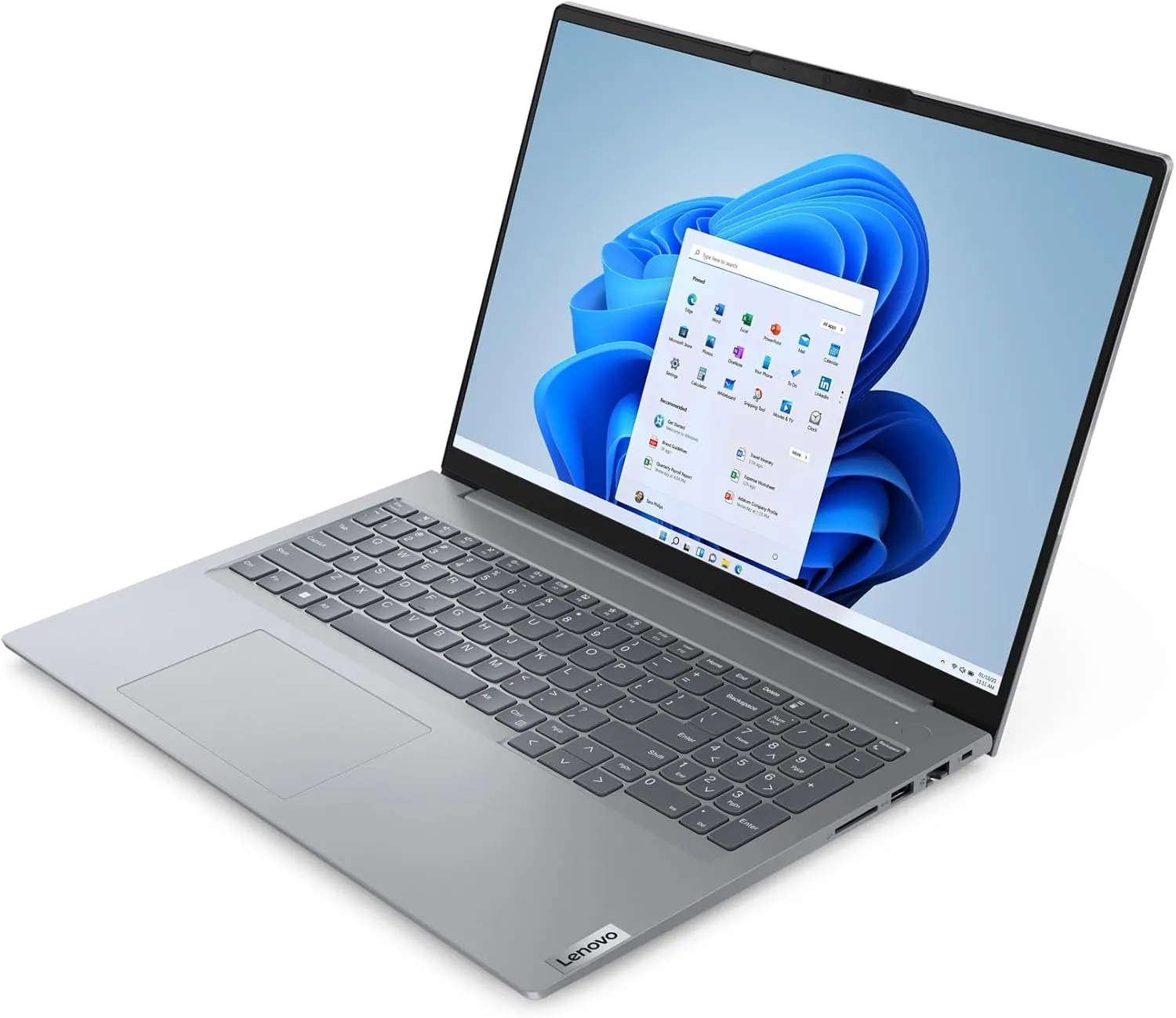 Lenovo Thinkbook 16 G7 Ultra 5 Premium Laptop Computer Intel 12-Core 16" FHD 16GB DDR5 RAM, 512GB PCIe SSD Thunderbolt 4 WiFi 6E RJ45 Win 11 Pro NPU AI Experience Copilot Business Laptop Vent-HEA