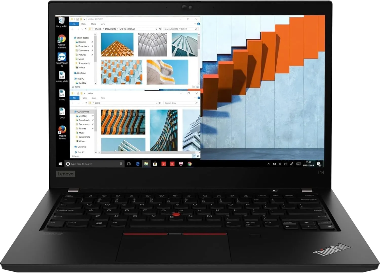 Lenovo ThinkPad T14 Gen2 Business Laptop Notebook, 14" Full HD 1920 x 1080 Display, 11th Gen Quad-Core i5-1135G7, 16GB DDR4 RAM, 512GB SSD, HDMI, Windows 11 Pro (Renewed)