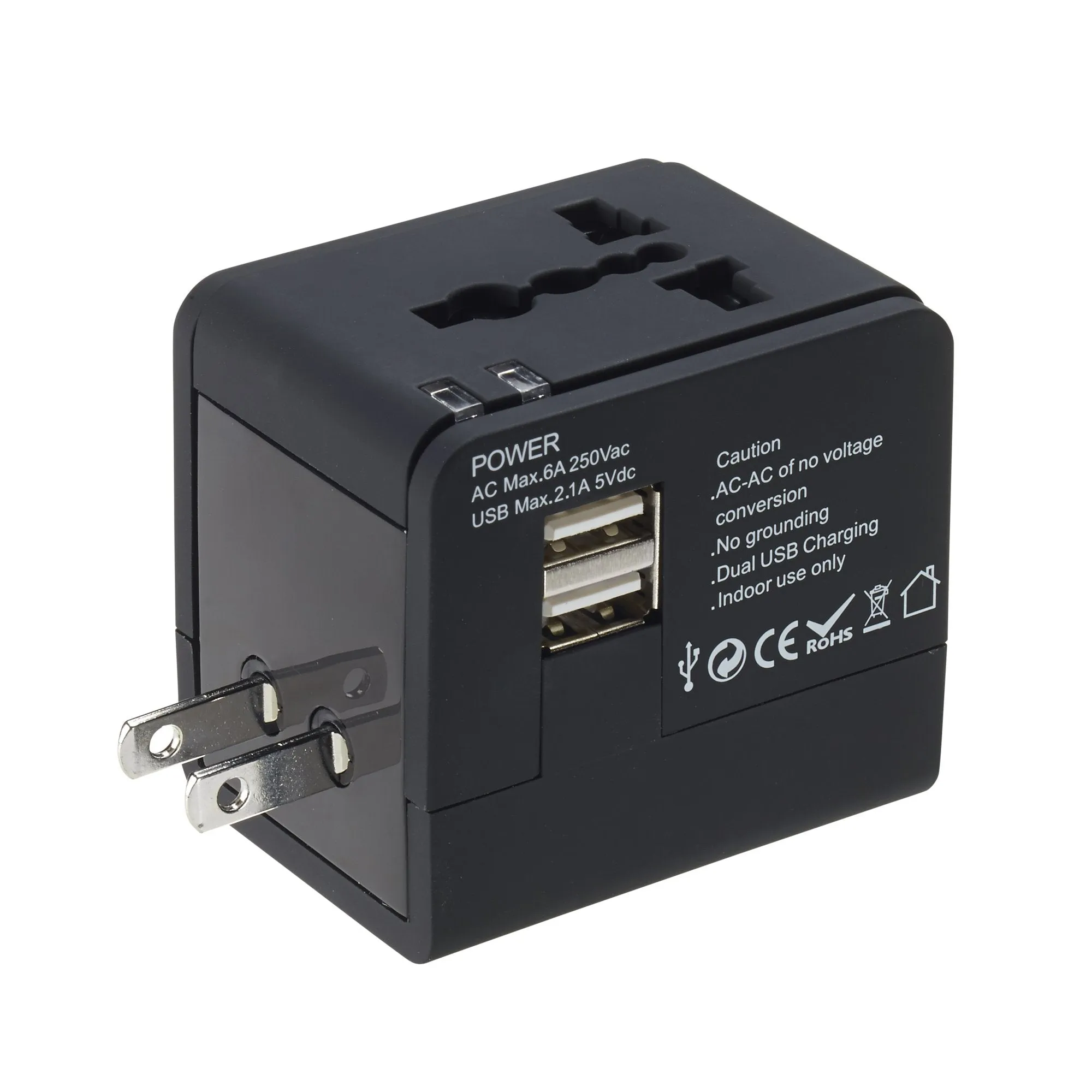 Lewis N. Clark Global Adapter With USB Charger