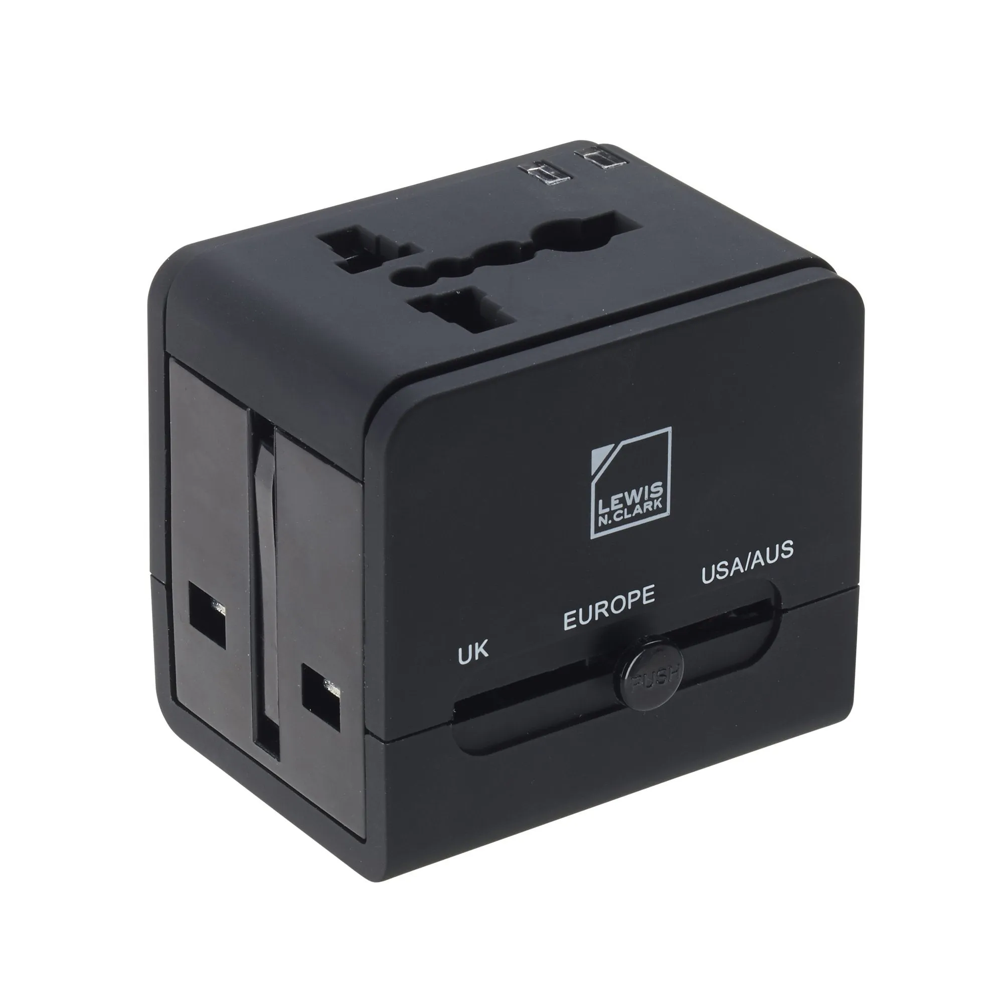 Lewis N. Clark Global Adapter With USB Charger