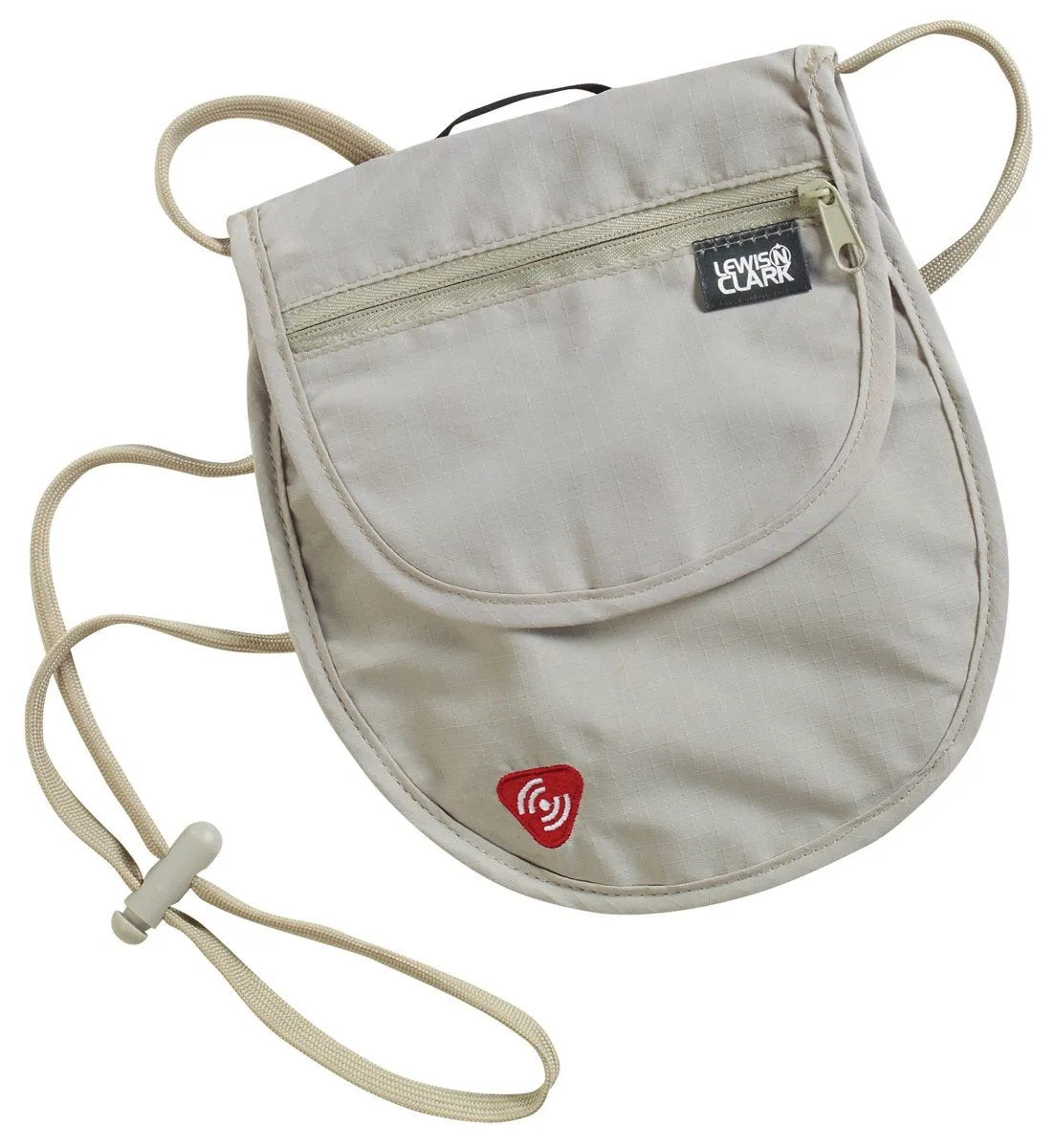 Lewis N. Clark Lewis & Clark RFIDsafe Security Sidecar Neck Stash Pouch Tan