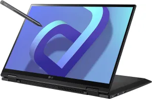LG gram (2022) 14T90Q 2-in-1 Tablet Laptop, 14" (1920 x 1200) IPS Display, Intel Evo 12th Gen i7 1260P Processor, 16GB LPDDR5, 1TB NVMe SSD, FHD Webcam, WiFi 6E, Thunderbolt 4, Windows 11, Black