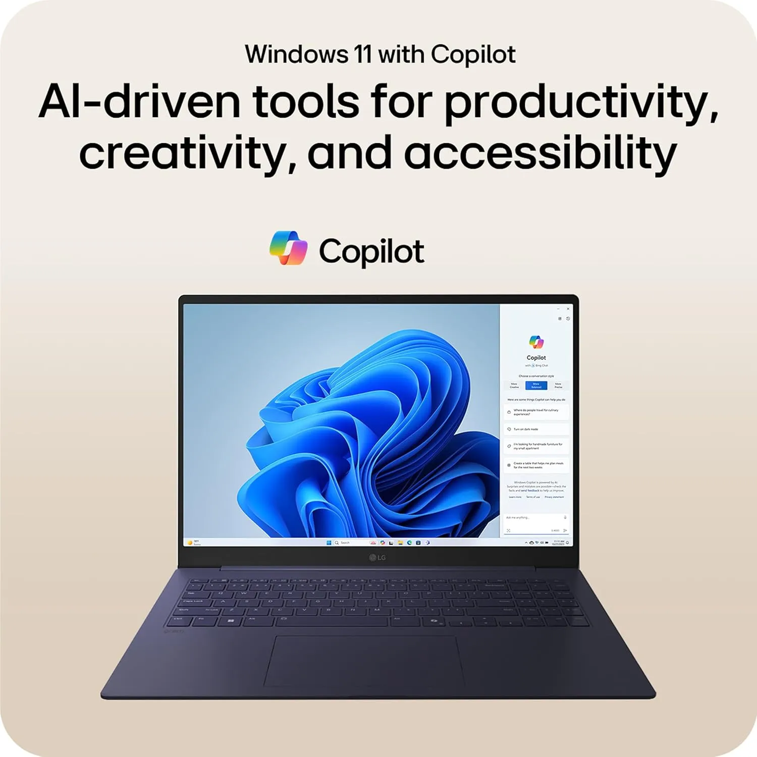 LG gram Pro 16-inch Lightweight Laptop Computer, Intel Evo Edition Powered by Intel Core Ultra7 255H Processor, Windows 11 Home, 32GB RAM, 1TB SSD - Metal Blue