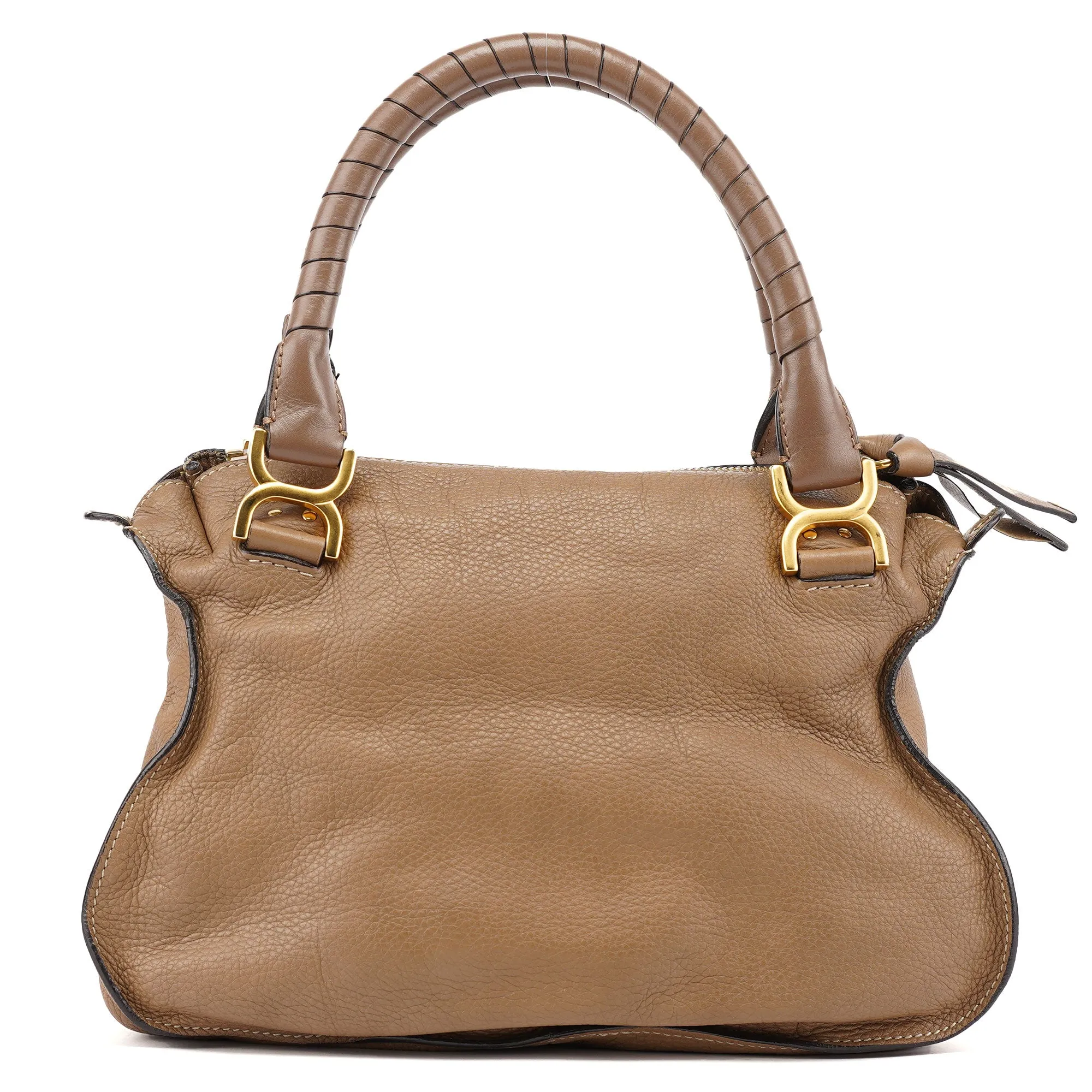 Light Brown Leather Marcie 2-Way Bag