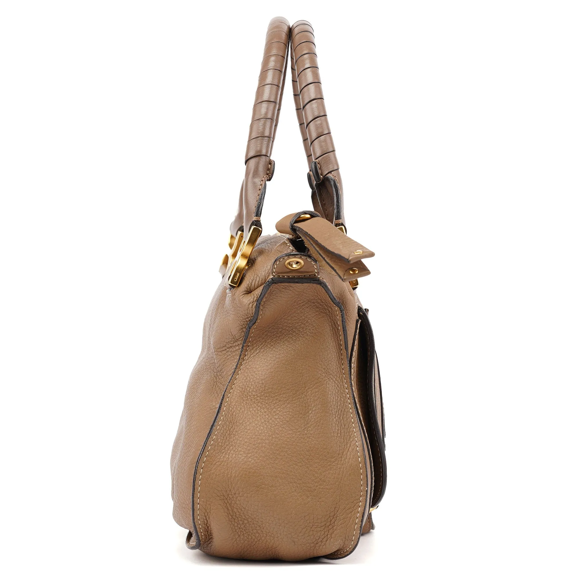 Light Brown Leather Marcie 2-Way Bag