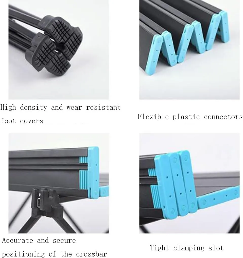 Lightweight Camping Table Folding Portable Camp Side Table Aluminum Carry Bag Outdoor Beach Table