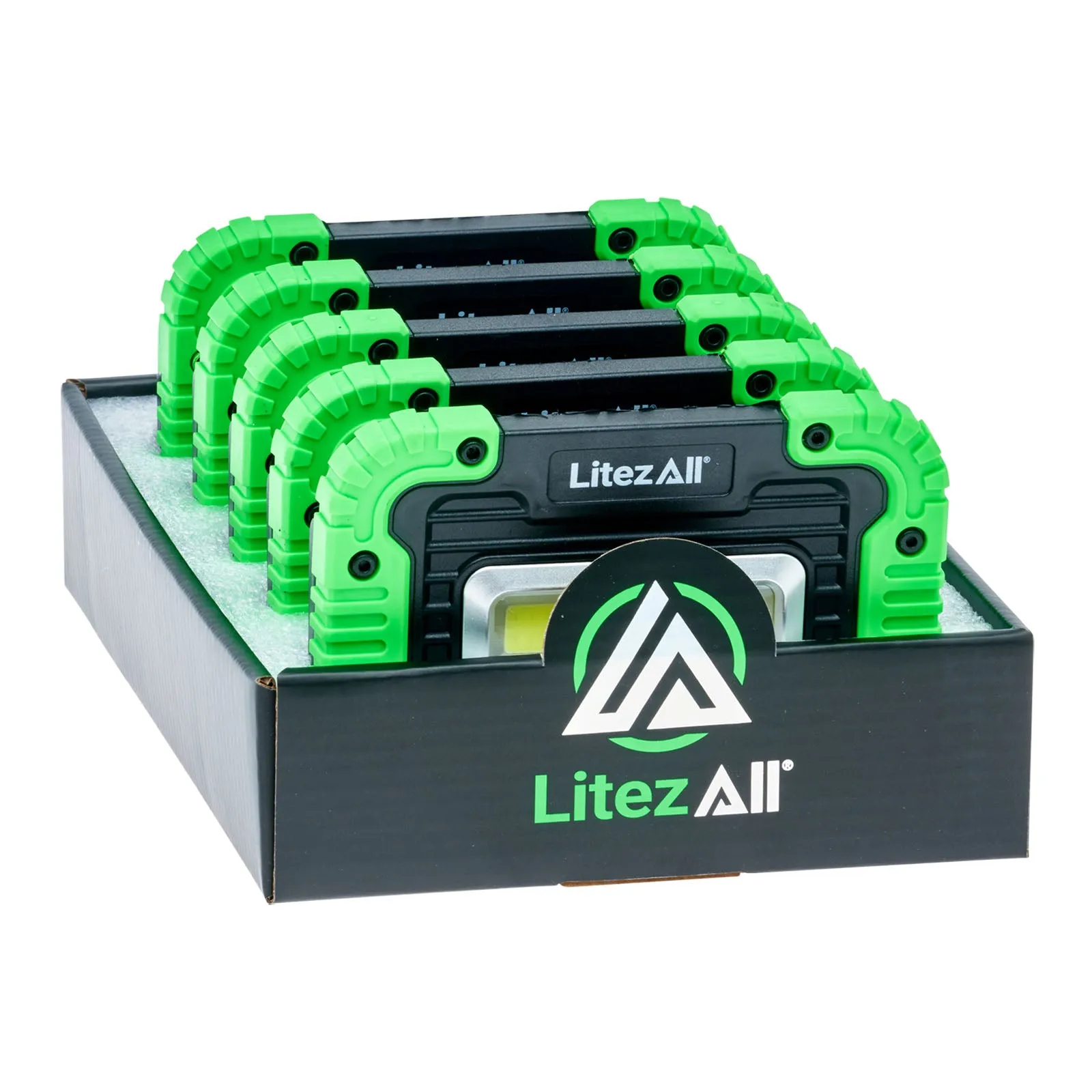LitezAll 1000 Lumen Compact Kickstand Work Light