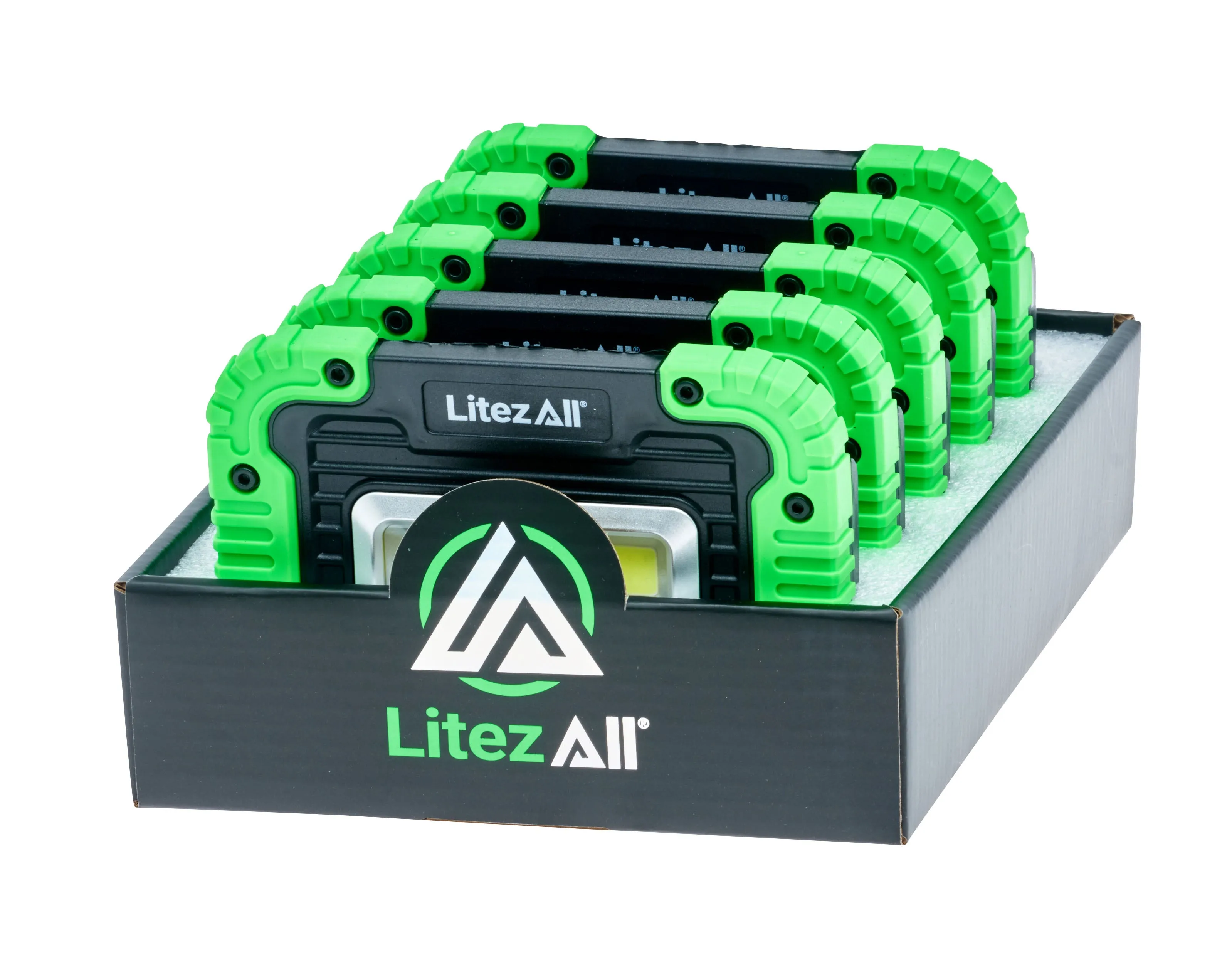 LitezAll 1000 Lumen Compact Kickstand Work Light