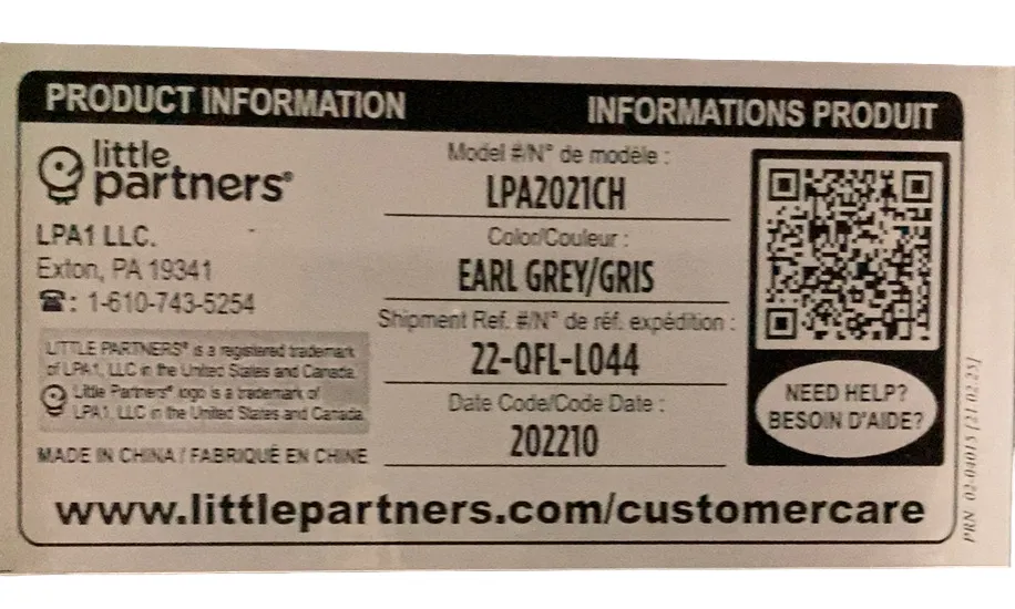 Little Partners Learn 'N Store Cubby, Earl Grey