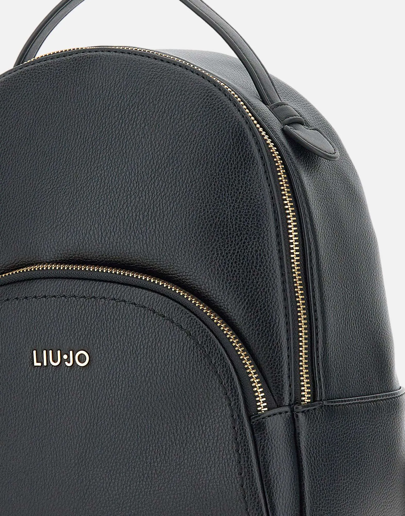 Liu Jo Manh Black Tumbled Pu ryggsäck