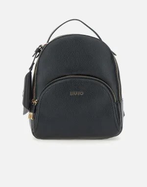 Liu Jo Manh Black Tumbled Pu ryggsäck