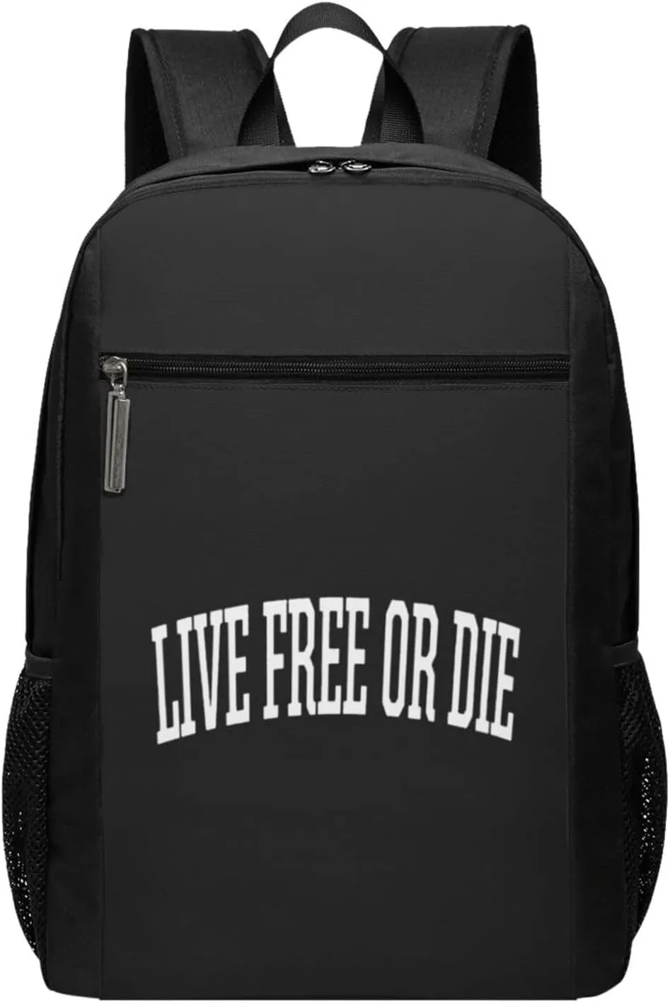 Live Free or Die Travel Laptop Backpack, Business Anti Theft Slim Sturdy Laptops Backpacks, College Computer Bag Gift for Men & Women Fits 17 Inch Notebook,Black