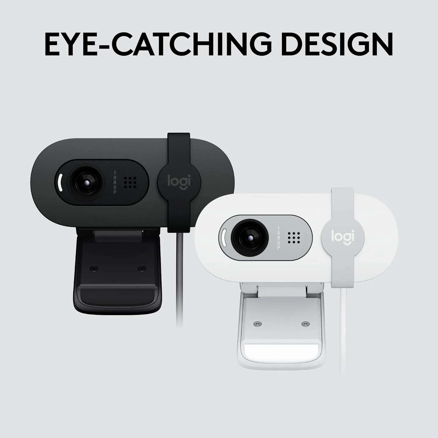 Logitech Brio 101 Full HD 1080p Webcam for Meetings, Streaming, Desktop, Laptop, PC - Built-in Mic, Shutter, USB-A, Teams, Zoom - Black