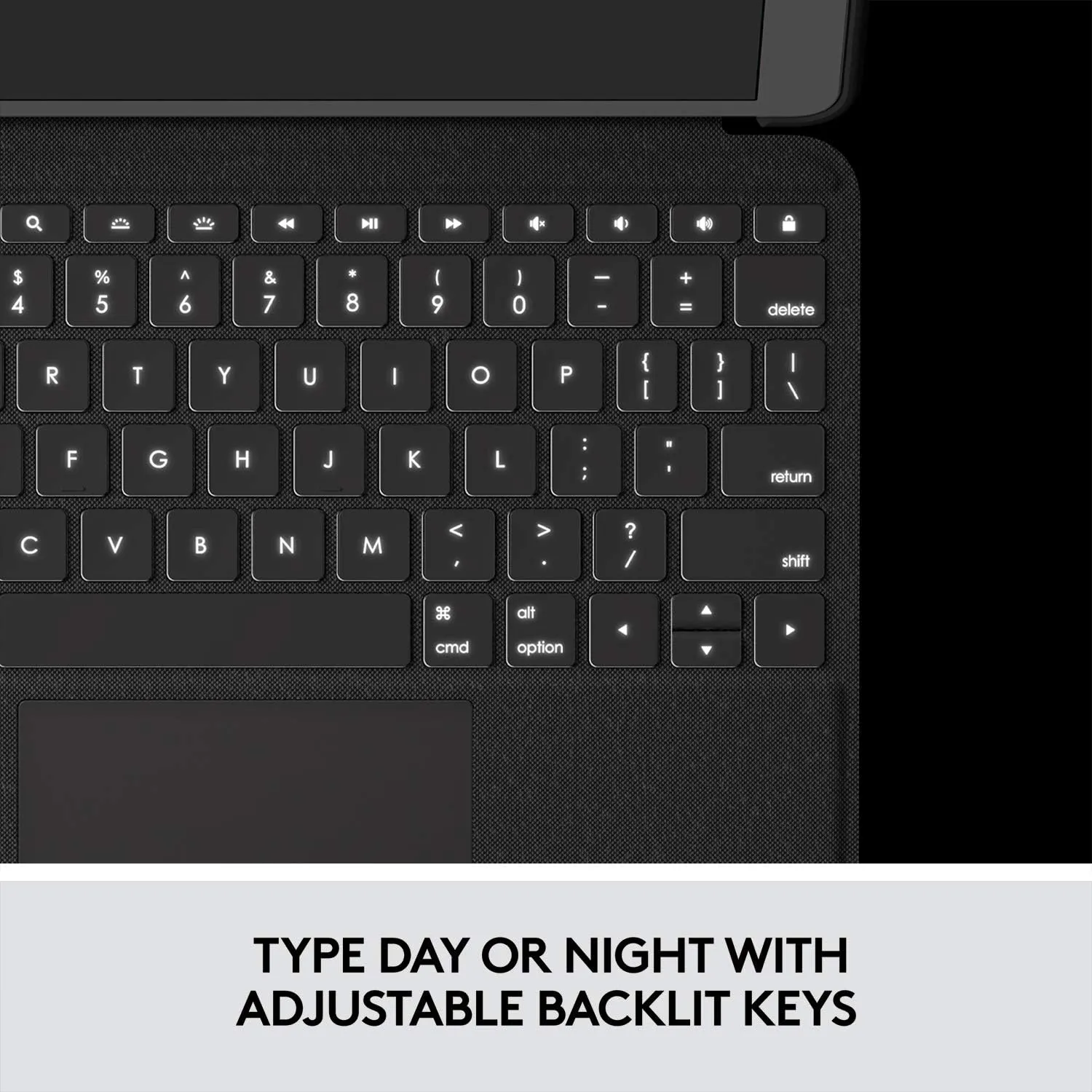 Logitech Folio Touch iPad Keyboard Case with Trackpad and Smart Connector for iPad Air 11-inch (M2 & M3), iPad Air (4th & 5th gen) – Graphite