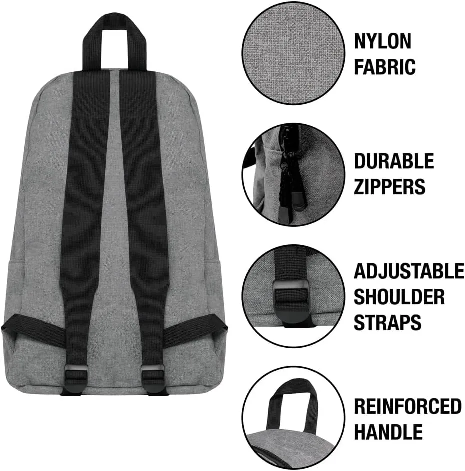 LOGOVISION Superman Bizarro Shield Logo Lightweight Backpack for Work School Daily Use Packable for Travel