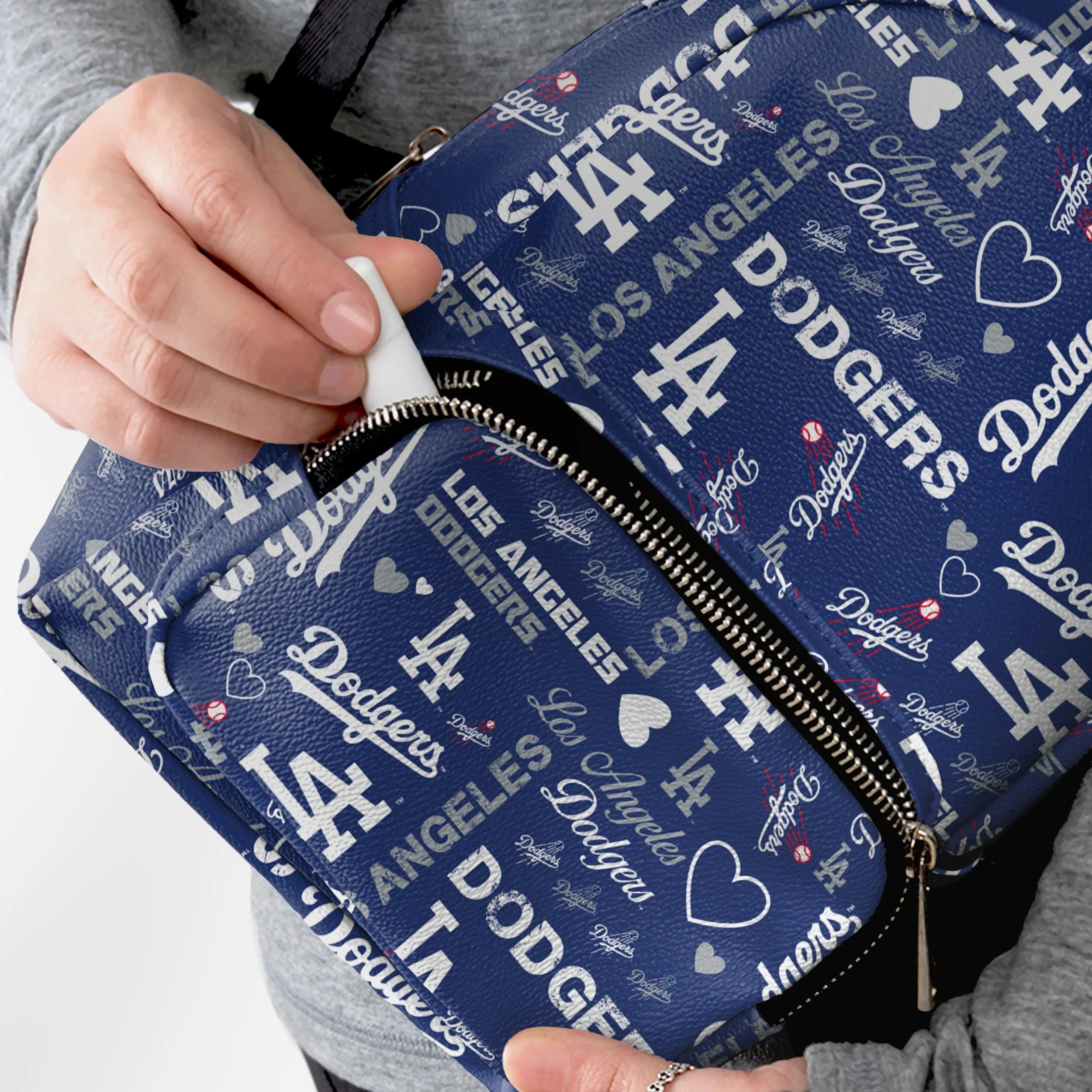 Los Angeles Dodgers Logo Love Mini Backpack