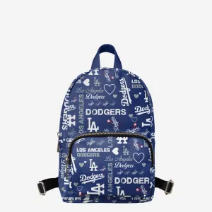 Los Angeles Dodgers Logo Love Mini Backpack