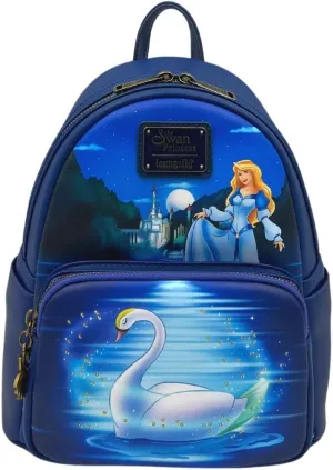 Loungefly Swan Princess Castle Scene Double Strap Shoulder Bag