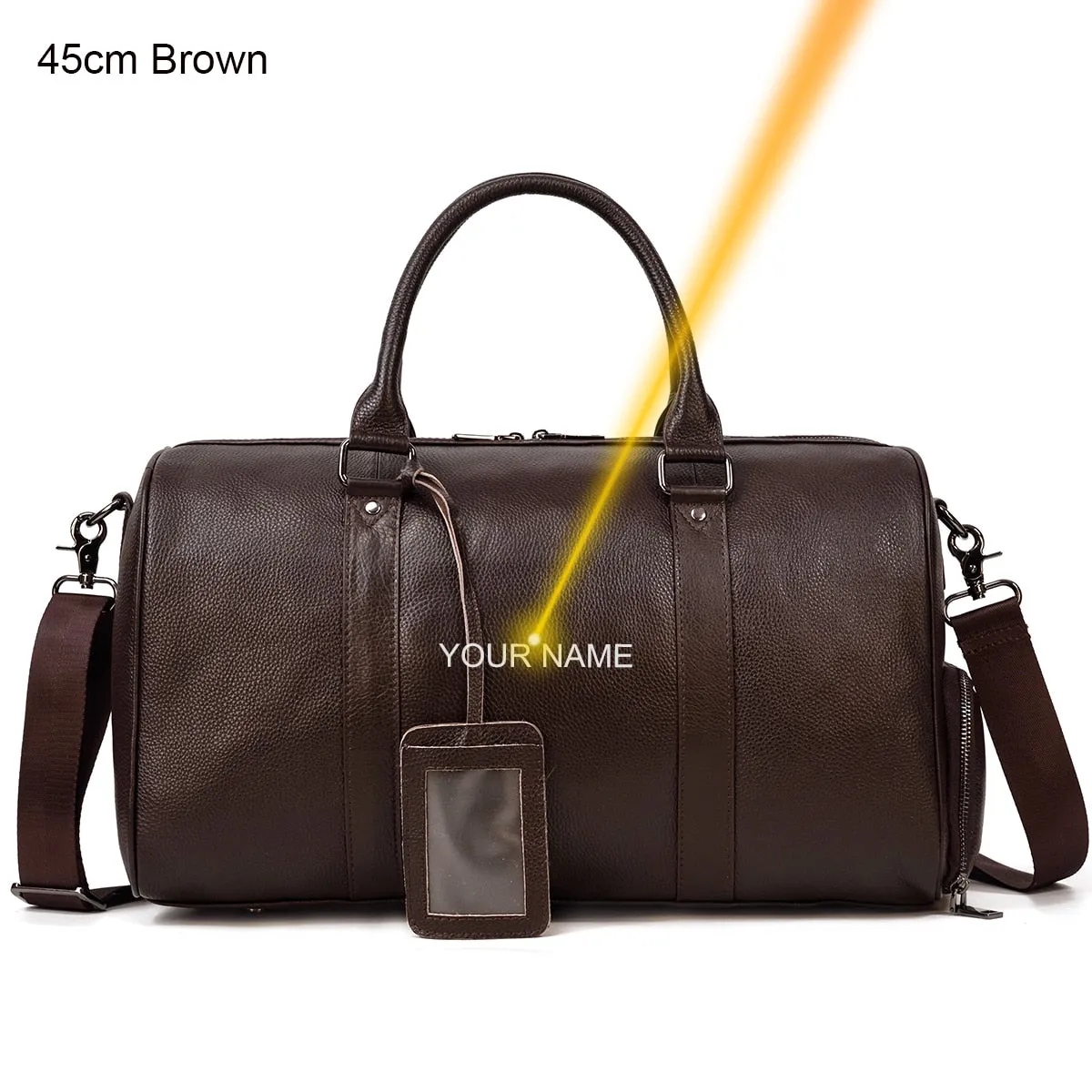 Luxury Genuine Leather Doctors Bag Men Women Travel Bag