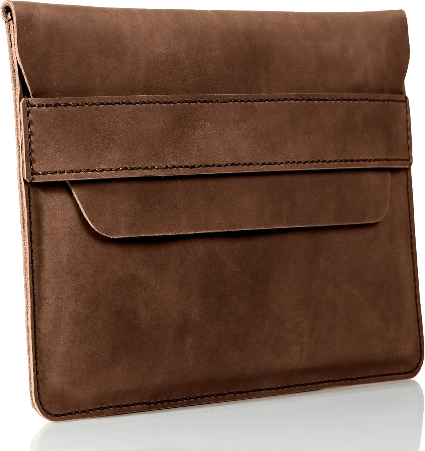 MacBook Air 13 Inch Sleeve (2009-2017) — ‘Fernando’ Handmade & Expertly Crafted Luxury MacBook Case — Full Grain Beautifully Stitched Fair Trade Leather — Brown