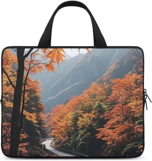 Maple Forest Path Laptop Bag Durable Laptop Sleeve Water-Resistant Notebook Bag for Computer Or Tablet