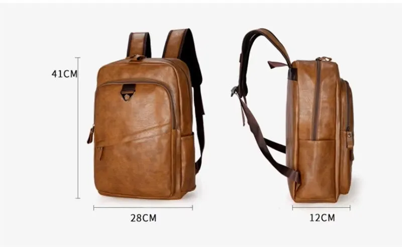 Mason® | Men's Premium Leather Backpack for Office