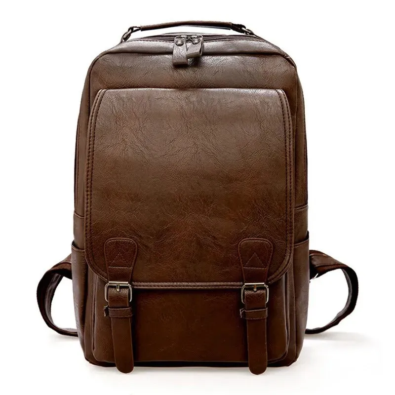 Mason | Sleek Leather Laptop Backpack