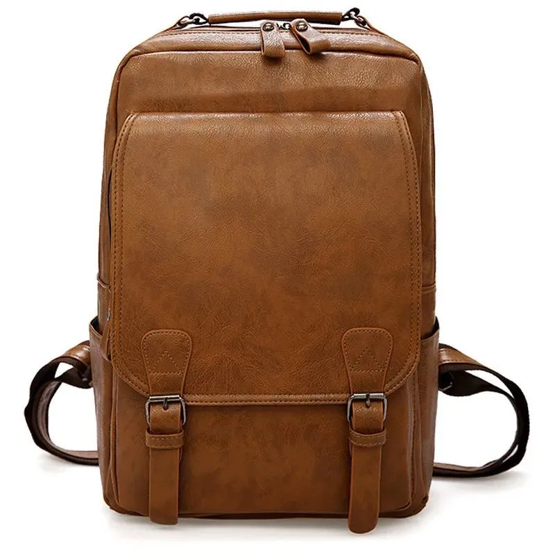 Mason | Sleek Leather Laptop Backpack