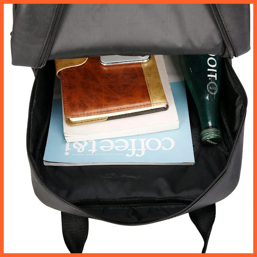 Men Pu Leather Backpack | Large Laptop Backpacks