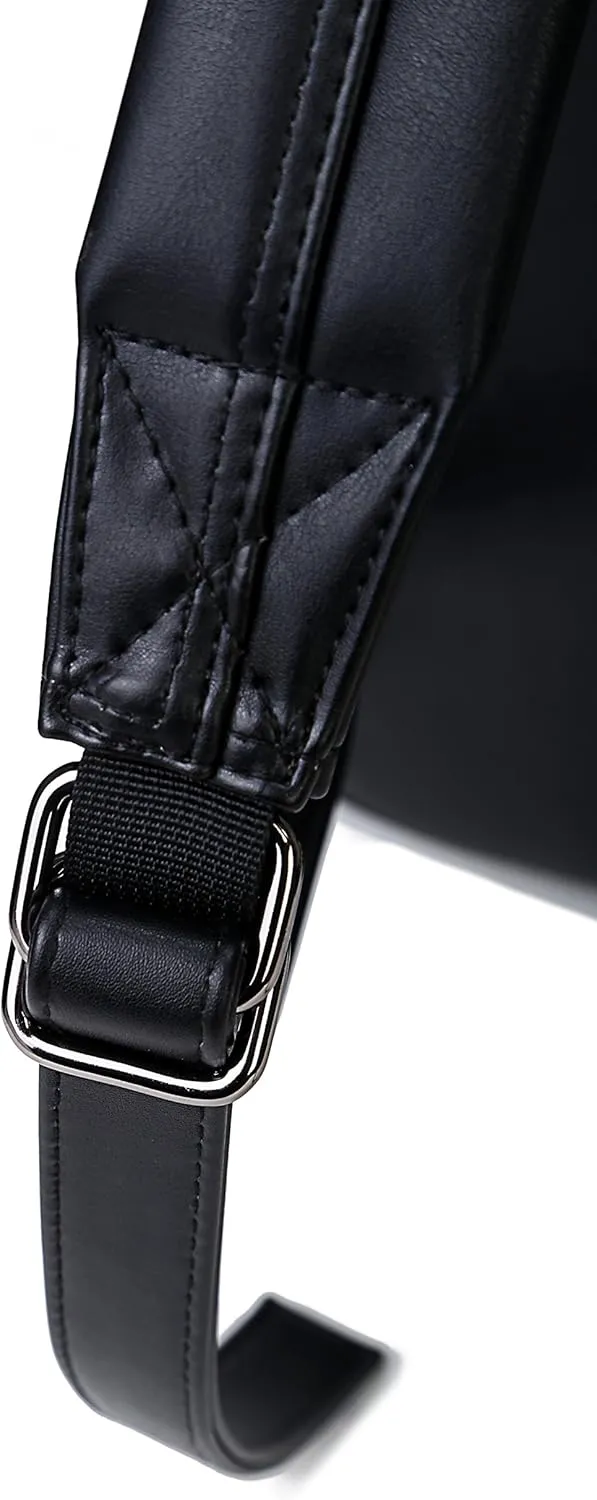 Men Pu Leather Lion Head Backpack Women Fashion Casual Travel Hiking Daypack Laptop Bag Backpacks