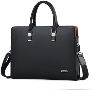 Men's Bag Leather Shoulder Bag for Man Business BriefcaseLarge Capacity Handbag