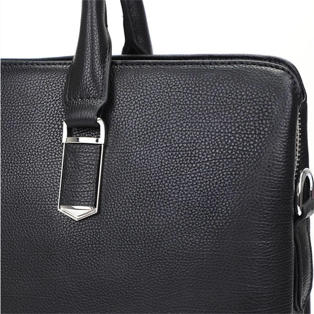 Men's Briefcase Business Bag Computer Bag Handbag Temperament Large Capacity Portable Crossbody Bag