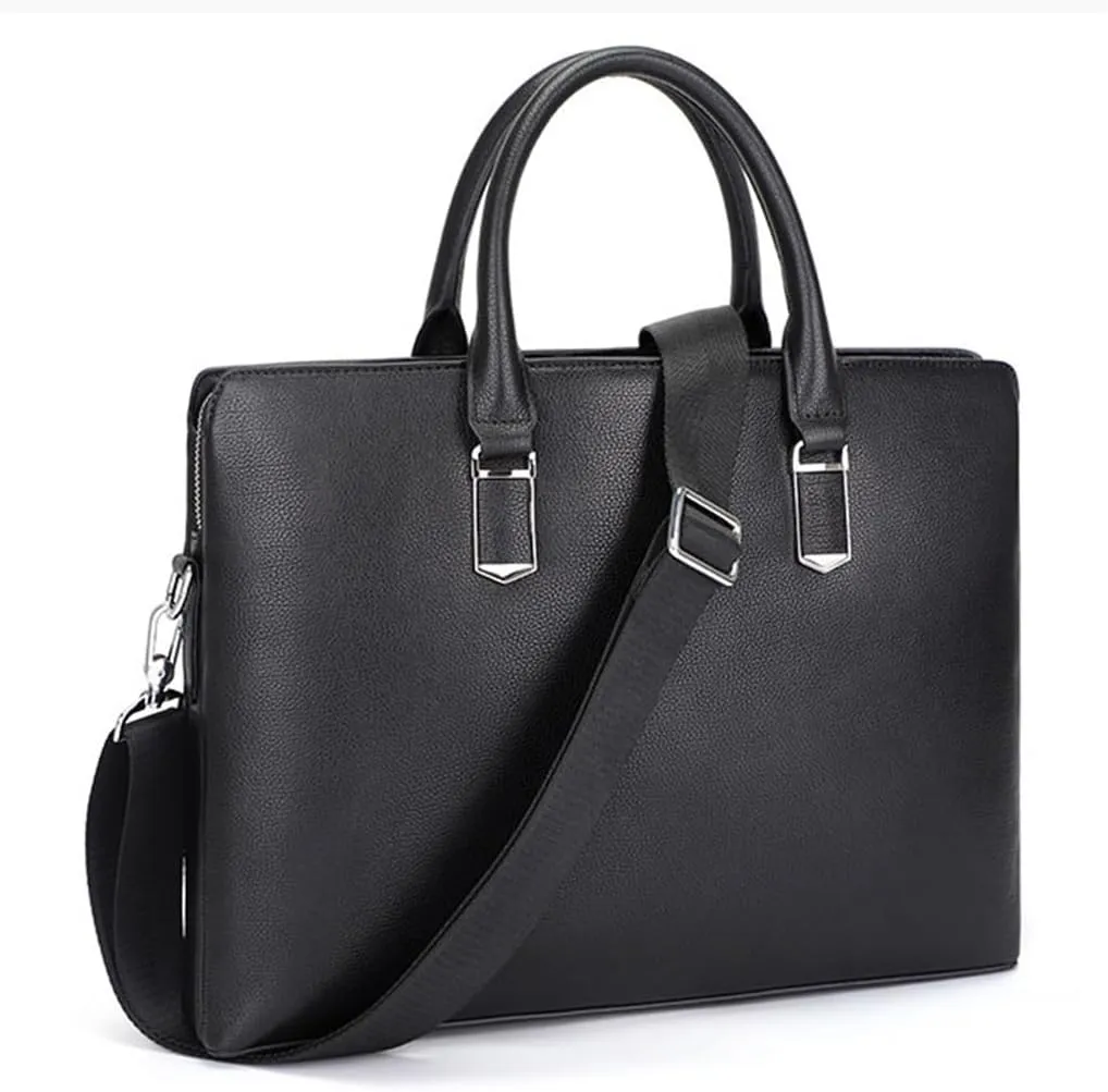 Men's Briefcase Business Bag Computer Bag Handbag Temperament Large Capacity Portable Crossbody Bag