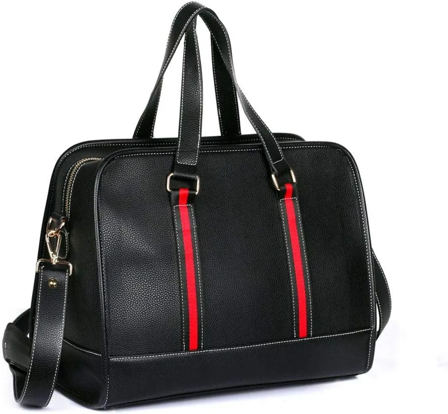 Men's Professional & Travel Duffel Bag - Black/Red