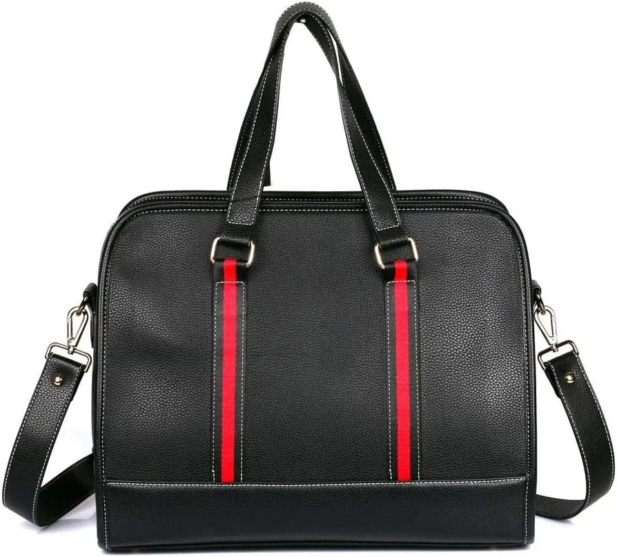 Men's Professional & Travel Duffel Bag - Black/Red