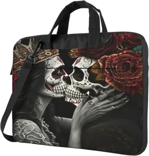 Mexican Skull Laptop Bag, 15.6 inch Laptop Case Shoulder Messenger Bag Briefcase Computer Bag for Men Women