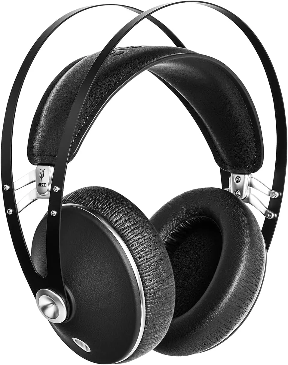 MEZE AUDIO | 99 NEO | Closed-Back Headphones for Audiophiles | Gaming | Podcasts | Home Office | Wired Over-Ear Headphones with Mic and Self Adjustable Headband
