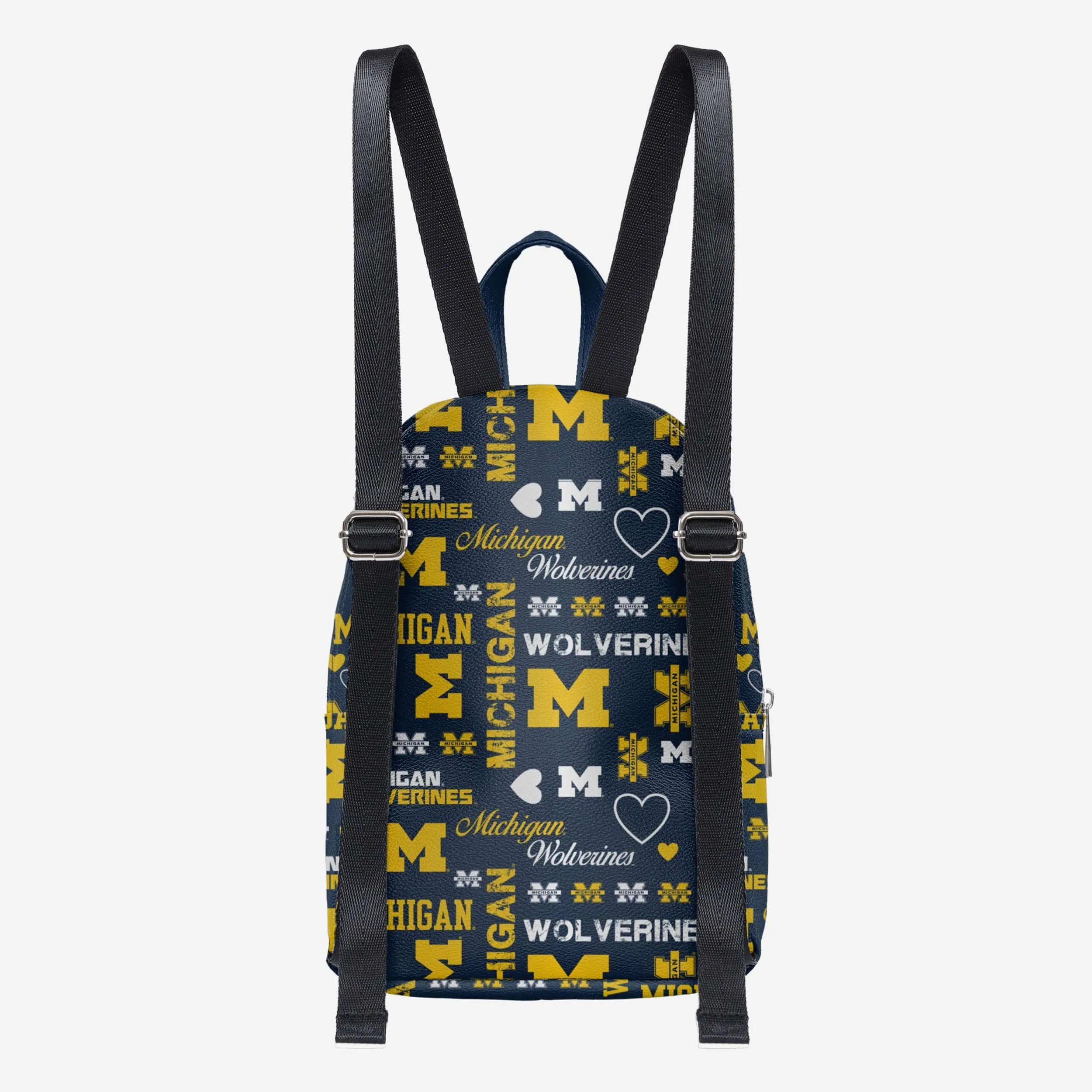 Michigan Wolverines Logo Love Mini Backpack