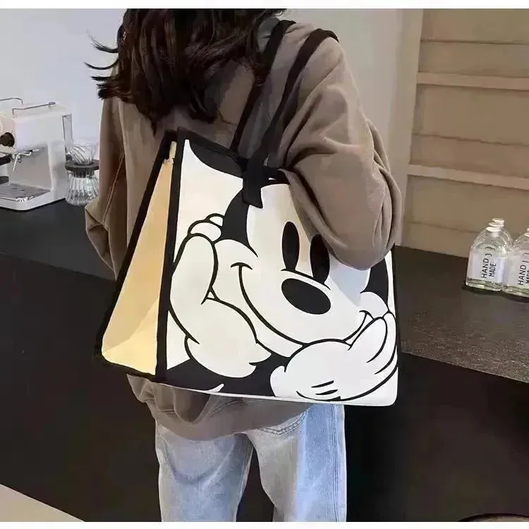 Mickey Canvas Large Tote Bag