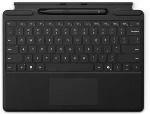 Microsoft Surface Pro Keyboard with Slim Pen 2 Bundle for Pro Copilot  (11th Edition), Pro 9 and Pro 8, Alcantara Material, Black