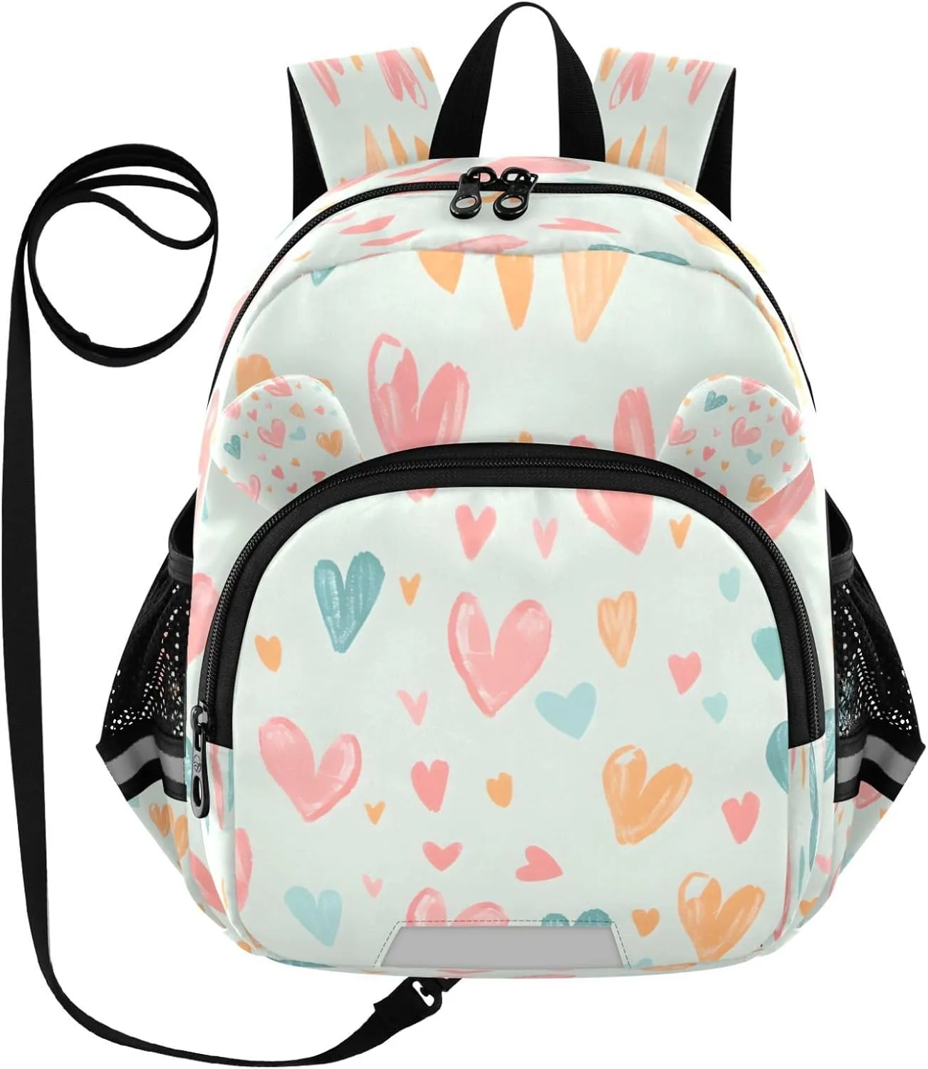 Mini Backpack Child Backpacks Toddler Backpack Travel Bag Love Chalk Painting for Kindergarten Elementary Boys Girls