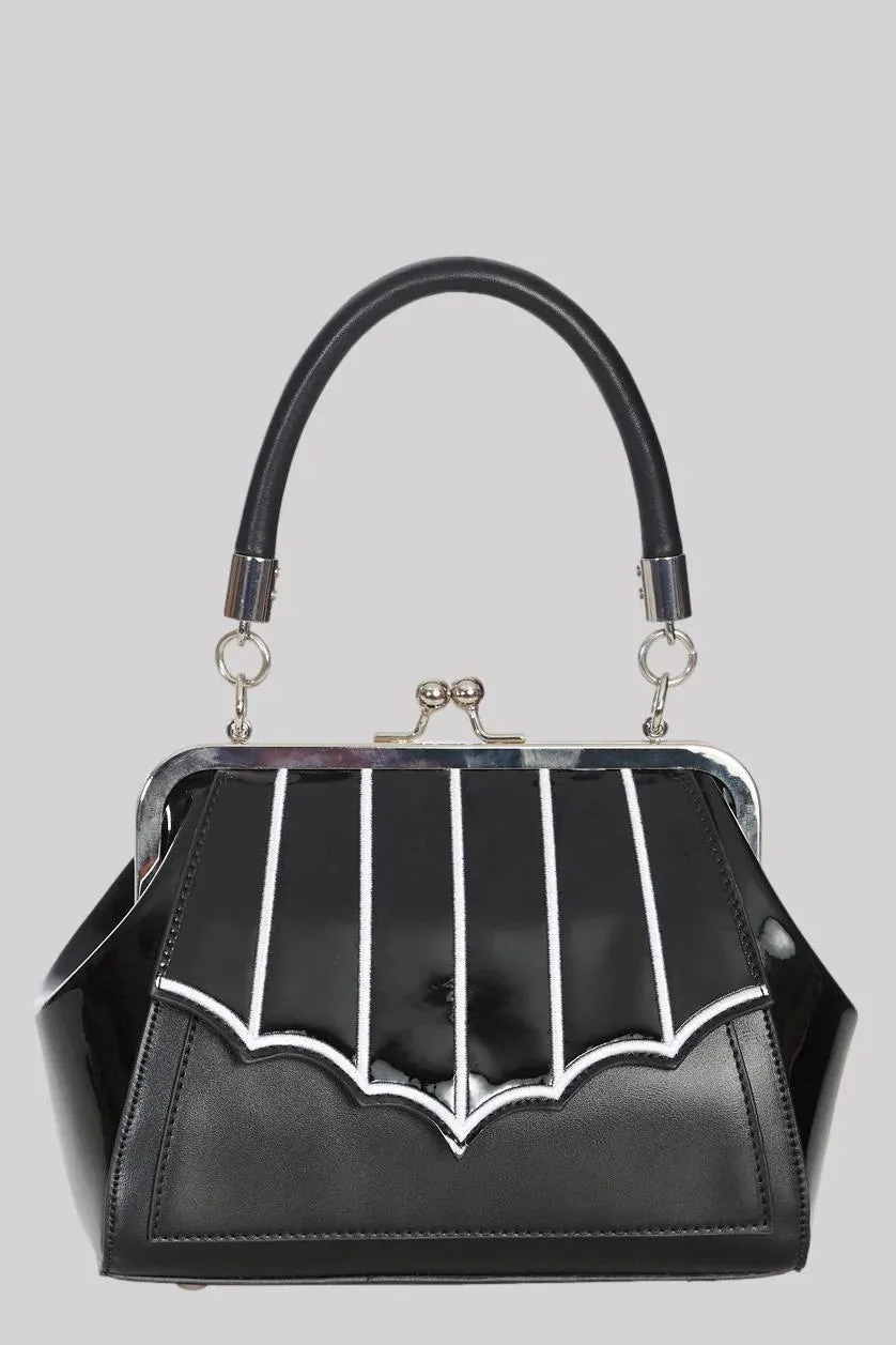 Miss Foxy Gothic Faux Leather Handbag by Banned