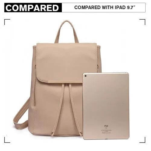 Miss Lulu Faux Leather Stylish Fashion Backpack