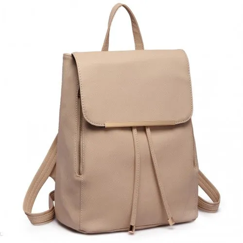 Miss Lulu Faux Leather Stylish Fashion Backpack