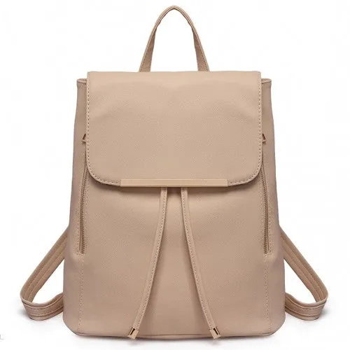 Miss Lulu Faux Leather Stylish Fashion Backpack