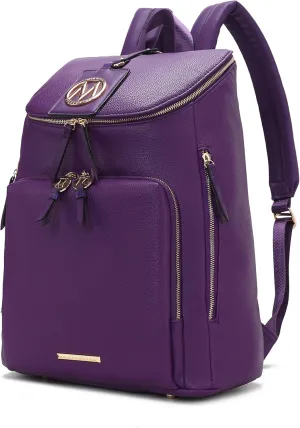 MKF Collection Backpack Bag for Women Vegan Leather Top-Handle Ladies Fashion Travel Bag – Daypack By Mia K