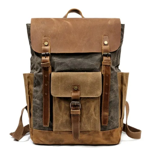Model 17 MUCHUAN Leather Backpack